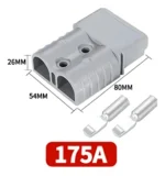 Conector Macho SB175 Bateria 24V Empilhadeira até 175AH - Imagem 5